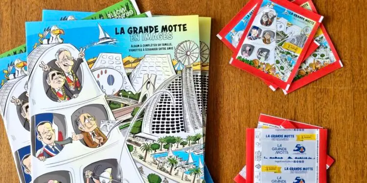 La Grande-Motte célèbre ses 50 ans avec un album Panini 