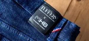 Un jean griffé « Atelier Tuffery » au MHB