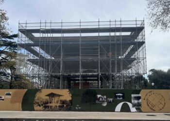 Montpellier : le kiosque Bosc en travaux va retrouver sa fontaine
