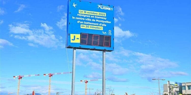 Montpellier Mise En Service De Lextension De La Ligne 1 Le 18 Octobre 2025