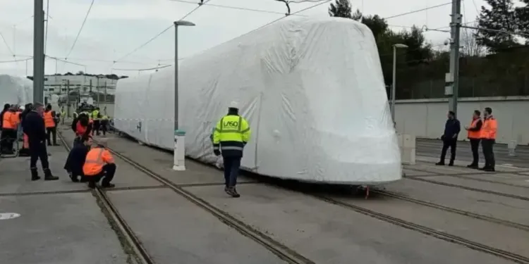 Montpellier : la première rame de la ligne 5 est arrivée