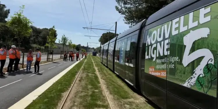 Les essais de la Ligne 5 du tram sont lancés