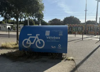 Mise en service de nouveaux vélobox à Montpellier