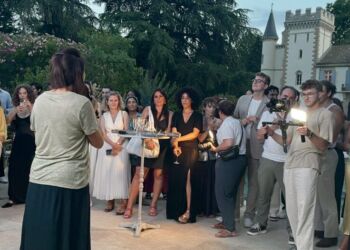 Garden party électrique au château Capion pour le lancement de la série Nouveau Jour