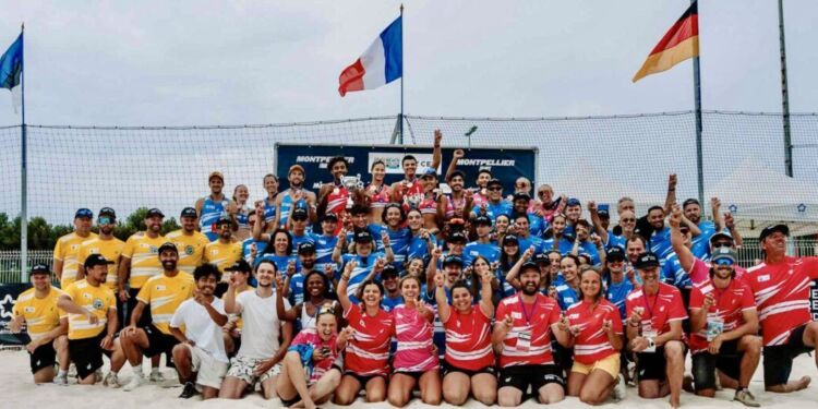 Montpellier Beach Pro Tour Lespagne Et La France Medaillees Dor