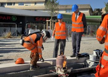 Montpellier :Dernière soudure pour la ligne 5 