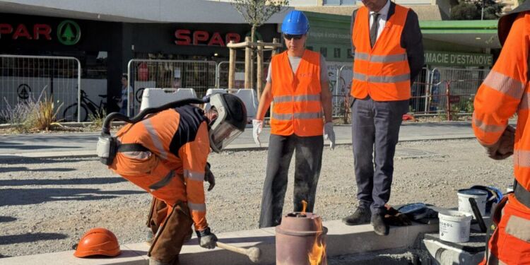 Montpellier :Dernière soudure pour la ligne 5 
