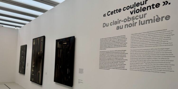 La grande rétrospective Soulages est toujours à voir au musée Fabre