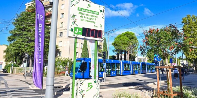 J-100 avant l'arrivée du tramway : la ligne 5 se prépare à son grand jour
