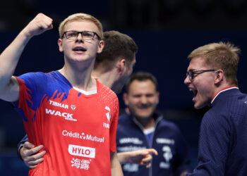 Les frères Lebrun et la France champions d'Europe de tennis de table par équipes