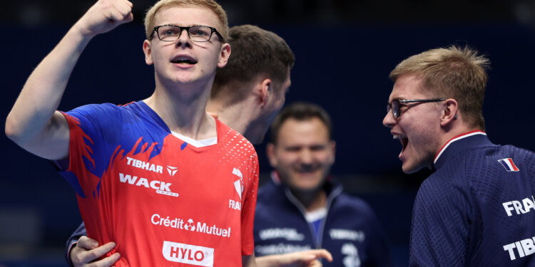Les frères Lebrun et la France champions d'Europe de tennis de table par équipes