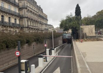 On te donne l'ouverture de la galerie cyclable sous la Comédie