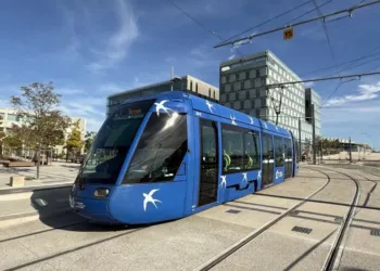 J 17 Le Tramway De Montpellier Arrive Enfin A La Gare Sud De France
