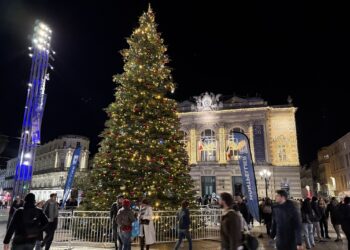 Montpellier s'illumine avec le lancement des illuminations de Noël