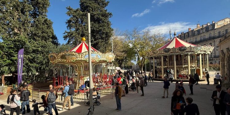 Jour J à Montpellier : Fanfares, manèges et gourmandises pour célébrer l'Esplanade et la place de la Comédie !