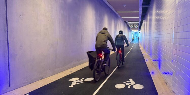 Montpellier : Le tunnel sous la Comédie devient l'autoroute du vélo 