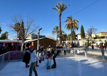 Le retour de la grande patinoire de Noël à Castelnau-le-Lez