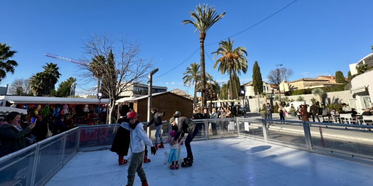 Le retour de la grande patinoire de Noël à Castelnau-le-Lez