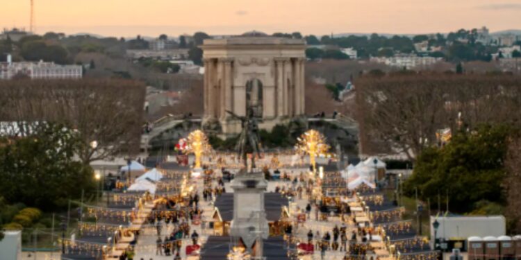 Montpellier : des visites en haut de l'Arc de Triomphe