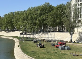 FISE Montpellier : Go pour le montage sur les rives du Lez