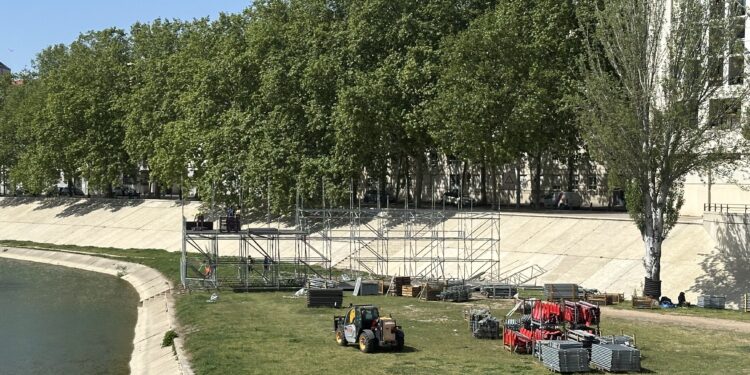 FISE Montpellier : Go pour le montage sur les rives du Lez
