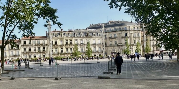 revêtement en pierre de la "Porte d'eau"