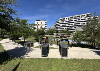Montpellier : Le Parkour s'invite au parc de la Vallée