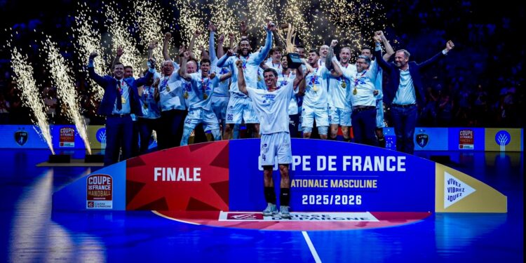 Les handballeurs de Montpellier présenteront leur trophée de la Coupe de France ce dimanche à 17h