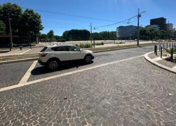 A Port Marianne, le goudron va remplacer les pavés de l'avenue Raymond-Dugrand