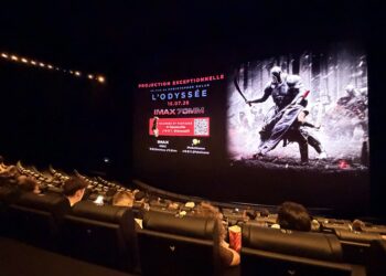 Le grand jour et la foule au Pathé Odysseum pour le film L’Odyssée