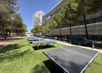 Montpellier : Des tables de ping-pong en libre-service devant la BU Richter