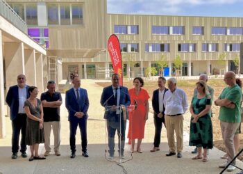 Remise des clés du nouveau lycée de Cournonterral pour la rentrée 2026 
