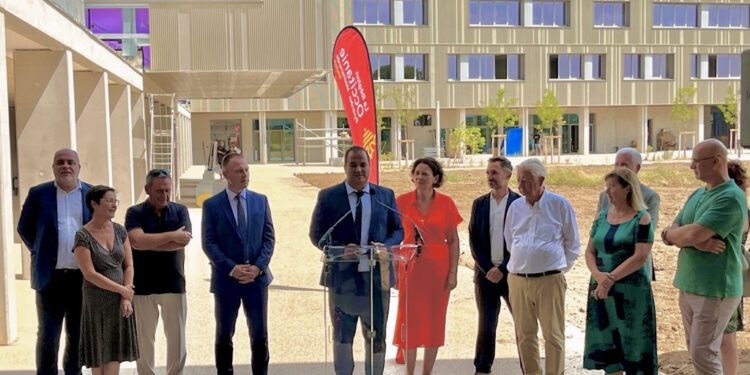 Remise des clés du nouveau lycée de Cournonterral pour la rentrée 2026 