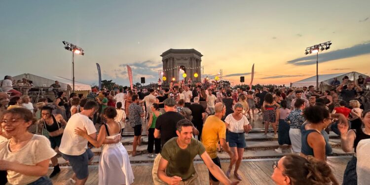 Swing, vin et douceur d'été : La formule magique de Swinging Montpellier au Peyrou