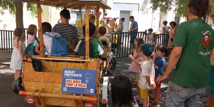 Montpellier lance son tout premier Vélo-Bus Électrique pour les écoliers