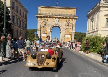 Montpellier fête sa Libération : véhicules d’époque, guinguette et swing au cœur de la ville
