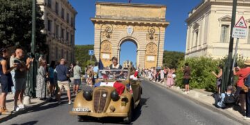 Montpellier fête sa Libération : véhicules d’époque, guinguette et swing au cœur de la ville