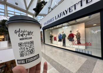 Opération étudiante : Ton mug et ta boisson offerte aux Galeries Lafayette Montpellier