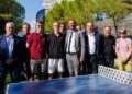 Montpellier : Les frères Lebrun inaugurent les nouvelles tables de ping-pong à Richter