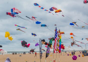 Des géants dans le ciel avec le festival du cerf-volant à Palavas